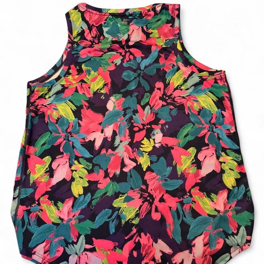 Tek Gear Dry Tek Floral Athletic Tank Top - Picture 3 of 3